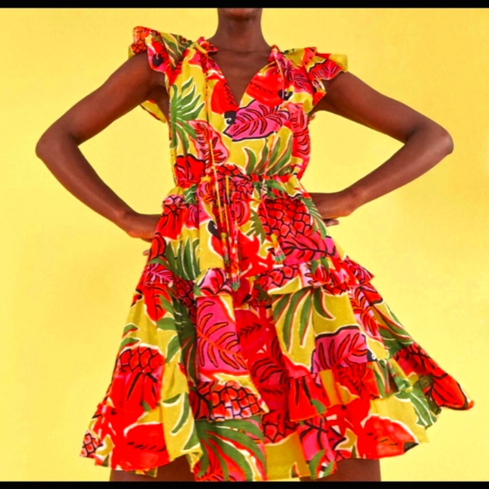 Farm Rio Fruit Dream mini dress XL
